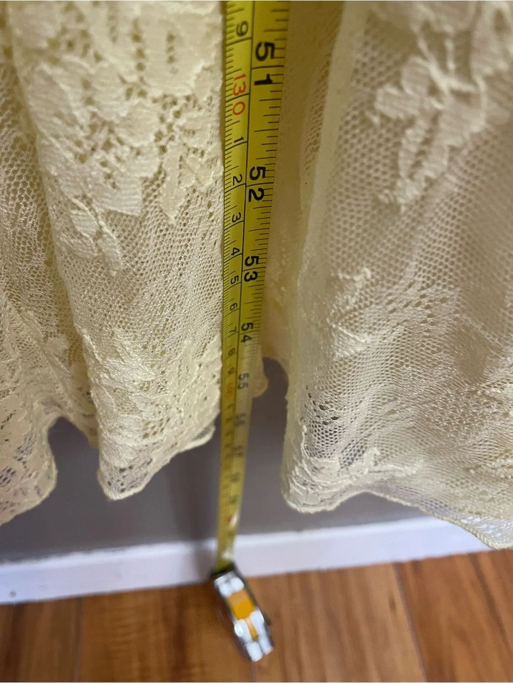 Abercrombie and fitch XL Julia slip lace dress butter yellow